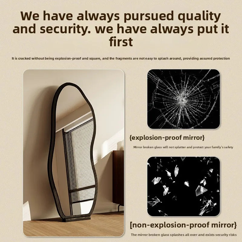 Luxury Chinese Style Full-Length Dressing Mirror
