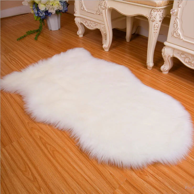Artificial Throw Blankets Faux Fur Area Rugs
