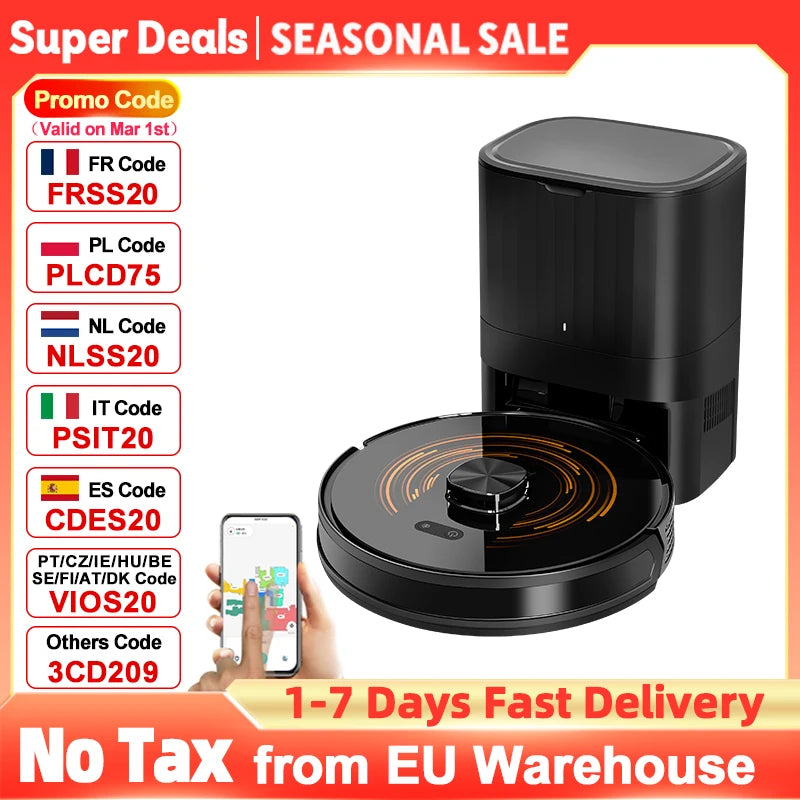Robot Vacuum Cleaner K30 with Self Emptying
