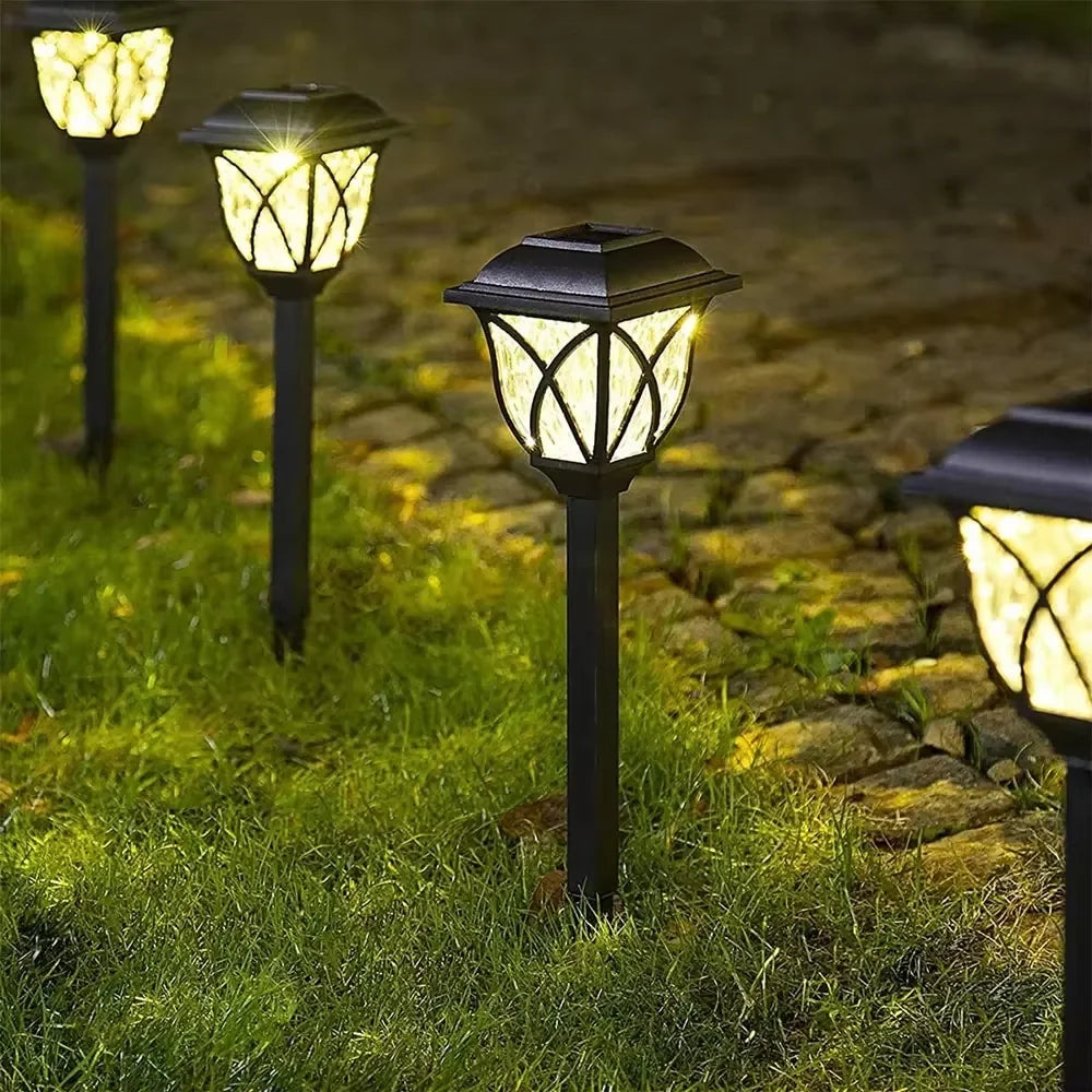 2 Pack LED Solar Lawn Lights